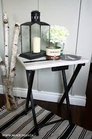 Tv Table Makeover Trash To Treasure Table Makeover Table Tv Refurbished Table