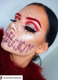 Awesome Christmas Makeup Tips For New Year Eye Makeup And More For 2019 Page 41 Of 43 Ladiesways Com Women Hairstyles Blog Xmas Makeup Cool Halloween Makeup Christmas Makeup