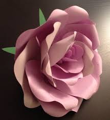 Wall street journal interview of m & s schmalberg, located in the fashion district of nyc. Giant Rose From Cricut Giant Flower Cartridge Love Making These How To Make Paper Flowers Headband Crafts Giant Paper Flowers