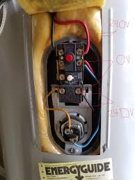 The back surface of the thermostat is in full contact with the tank, and therefore it. No Voltage Across Water Heater Thermostat Plumbing