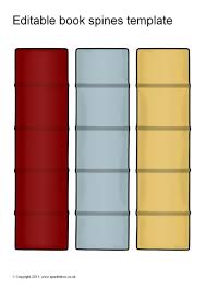 Check spelling or type a new query. Editable Book Spine Templates Sb6235 Sparklebox Book Spine Book Spine Design Book Corners