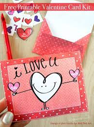 Standard, white envelopes included so they're ready for mailing to your loved ones at no delay! Make Your Own Valentine Card Free Printable Red Ted Art Make Crafting With Kids Easy Fun