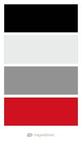 Aesthetic Black And White Color Palette Black Winter White Custom Gray And Classic Red Wedding Color Palette Custom Black Winter In 2020 Silver Color Palette Red Color Schemes Red Colour Palette