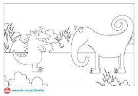 Download this running horse printable to entertain your child. Abc Kids Community Colour In With Kiri And Lou Check Out These New Colouring Sheets For Your Little Dino Fans Https Www Abc Net Au Abckids Shows Kiri And Lou Facebook