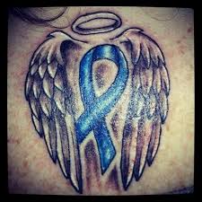 Colon cancer awareness products dark blue ribbon choose hope. 57 Denis Ideas Cancer Tattoos Ribbon Tattoos Cancer Ribbon