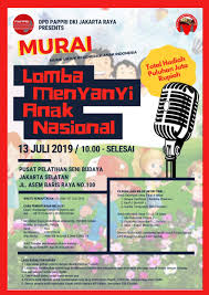 Himpunan minus one lagu raya. Lomba Nyanyi Lagu Anak Murai Berhadiah Jutaan Rupiah Akurat News