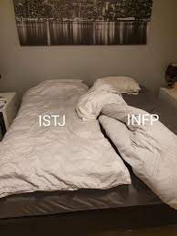 Took this picture this morning and feel like it's a really good  representation of me, and infp, and my istj boyfriend 😅 : r/mbti