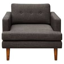 Redding Mid Century Chair Grey Threshold Grey Upholstered Chair Grey Side Chairs Tufted Side Chair