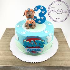 2 würfel festes pflanzenfett (z.b. Paw Patrol Torte Frau Fon Dant
