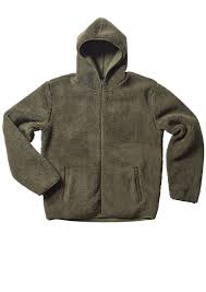 Sherpa Fleece Zip Hoodie - Dunegrass | needessentials