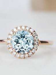 Trending Aquamarine And Rose Gold Engagement Rings Rosegoldengagementrings With Images Rose Gold Engagement Ring Gold Engagement Rings Engagement