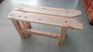 Banc De Sciage Par Dependancesbois En 2020 Banc Bois Tenon Mortaise