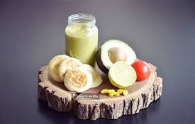 Recette De Puree Froide Facon Guacamole Pour Bebe Des 8 Mois Cooking For My Baby Recette Recette Puree Repas Froid Bebe