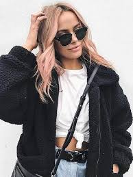 Aurora Popular Oversized Soft Comfy Sherpa Teddy Jacket Pixie Coat Fashion Fuzzy Jacket Outfit Style