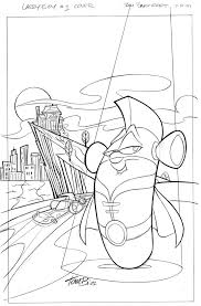 Larryboy Comic Cover By Tombancroft Coloring Pages Coloring Pages For Boys Boy Coloring