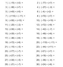 Simplify all operations inside parentheses (and brackets). Order Of Operations Pedmas With Division Of Integers Worksheet