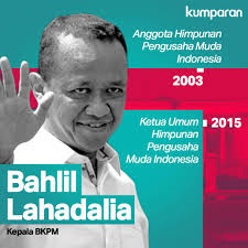 Bahlil lahadalia is an indonesian politician and a businessman, who currently hold office as ministry of investment after it's formation in 2021. Bahlil Lahadalia Akan Jadi Menteri Bintang Dari Papua Yang Dulunya Sopir Angkot Kumparan Com