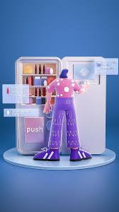 Pin By Sang Li On C C4d In 2020 Food Graphic Design 3d Model Character Presentation Pictures