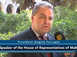 President Angelo Farrugia, Speaker of the House of Representatives of Malta 