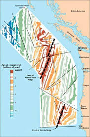 Map Of Magnetic Stripes On The Ocean Floor Continents And Oceans Earth Seafloor Spreading