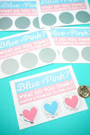 Print your template on cardstock and cut to size with scissors or a paper cutter. Free Printable Gender Reveal Scratch Off Cards Happiness Is Homemade
