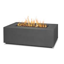 Outdoor fires are more of a country thing, even though it's not undetected in the suburbs. Real Flame Aegean Small Rectangle Lp Gas Fire Table With Ng Conversion Weathered Slate 50 000 Btu 26 In X 41 75 In C9811lp Wslt Rona