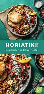 Horiatiki Griechischer Bauernsalat Rezept Hellofresh Rezept Bauernsalat Kichererbsen Kochen Griechischer Bauernsalat