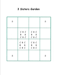3 Sisters Square Foot Garden Plan The 3 Sisters Are Squash Corn And Beans Square Foot Gardening Square Foot Gardening Layout Vegetable Garden Raised Beds