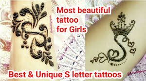 So you will find best mehndi/henna designs on my channel, . 2 Different S Letter Henna Tattoo For Girls New Beautiful Alphabet Gulf Mehndi Design On Wrist 2019 Youtube