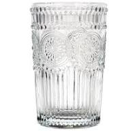 Embossed Highball Heavy Glass Tumbler