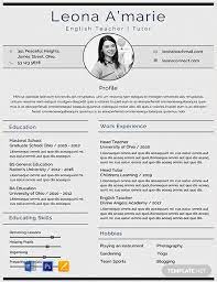 Model of resume in english free. English Teacher Cv Template In Word Apple Pages Psd Template Net