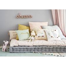 Baumwollmatratze Grau 90 X 190 Cm Maisons Du Monde