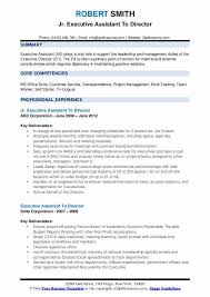 Additional support for other staff directors as necessary. Executive Assistant To Director Resume Samples Qwikresume