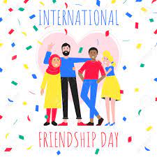 International friendship day is the day to encourage people to be friendly and make new friends. Happy Friends From All Around The World Hugging Happy International Royalty Free Cliparts Vectors And Stock Illustration Image 115600433