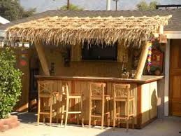 Paillotte En Bois Outdoor Bar Stools Outdoor Tiki Bar Tiki Bars Backyard