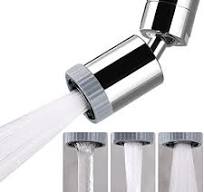 360° Swivel Kitchen Faucet Aerator - Dual Spray Modes With Adapter Included