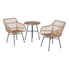Mainstays Brayhills Bistro Patio Furniture Set Nature 3 Piece Walmart Com Patio Furniture Layout Patio Furniture Sets Patio Furnishings