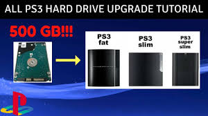 How To Upgrade Ps3 Hard Drive New Hdd Tutorial Youtube