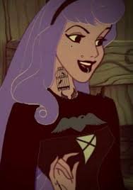 All The Princesses Look Good With Purple Hair Xd Disney Punk Edits Punk Disney Characters Emo Disney