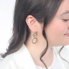 Double Drop Crownwork Earrings by Ray Griffiths