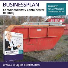 Besonderen wert auf einen vollständigen und. Businessplan Paket Containerdienst Vermietung Downloaden