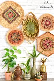 Check spelling or type a new query. Basket Wall Decor With Bohemian Design From The Thrift Store