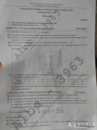 Pentru evaluarea națională 2018 clasa vi, comisia judeţeană/a municipiului bucureşti de organizare şi desfăşurare a e valuării naționale stabileşte un interval orar unic pentru desfăşurarea. Subiecte Simulare Evaluare NaÈ›ionalÄƒ 2016 La MatematicÄƒ Elevii De Clasa A Viii A Au SusÈ›inut A Doua ProbÄƒ Ziarul Unirea