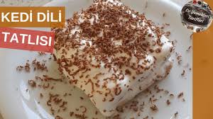 Kedi Dili Tatlisi Tarifi Kremali Kedi Dili Tatlisi Nasil Yapilir Youtube