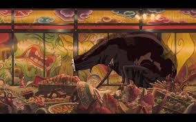 Characters who appeared in the 2001 film, spirited away. Spirited Away Studio Ghibli Painting Novocom Top