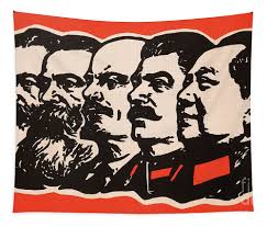 Search for text in url. Marx Engels Lenin Stalin And Mao Tapestry For Sale By Chinese School
