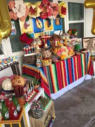 From mexican tile coasters as wedding favors to mexican popsicles (paletas) to molcajete centerpieces or mexican blankets at your wedding ceremony, we did not have a hard time finding amazing ideas. Fiesta Mexican Birthday Party Ideas Photo 23 Of 26 Catch My Party Mexican Birthday Parties Mexican Party Theme Mexican Birthday