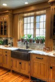 One way to change the look of your kitchen is to paint wooden cabinets. More Ideas Below Kitchenremodel Kitchenideas Modern Traditional Kitchen Design Ideas Small Log Home Kitchens Mission Style Kitchens Rustic Farmhouse Kitchen