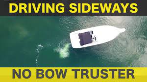 How To Drive A Boat Sideways With Twin Engine Boat And No Bow Thruster Youtube