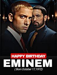 Happy Birthday to Marshall Mathers aka Slim Shady aka #Eminem.